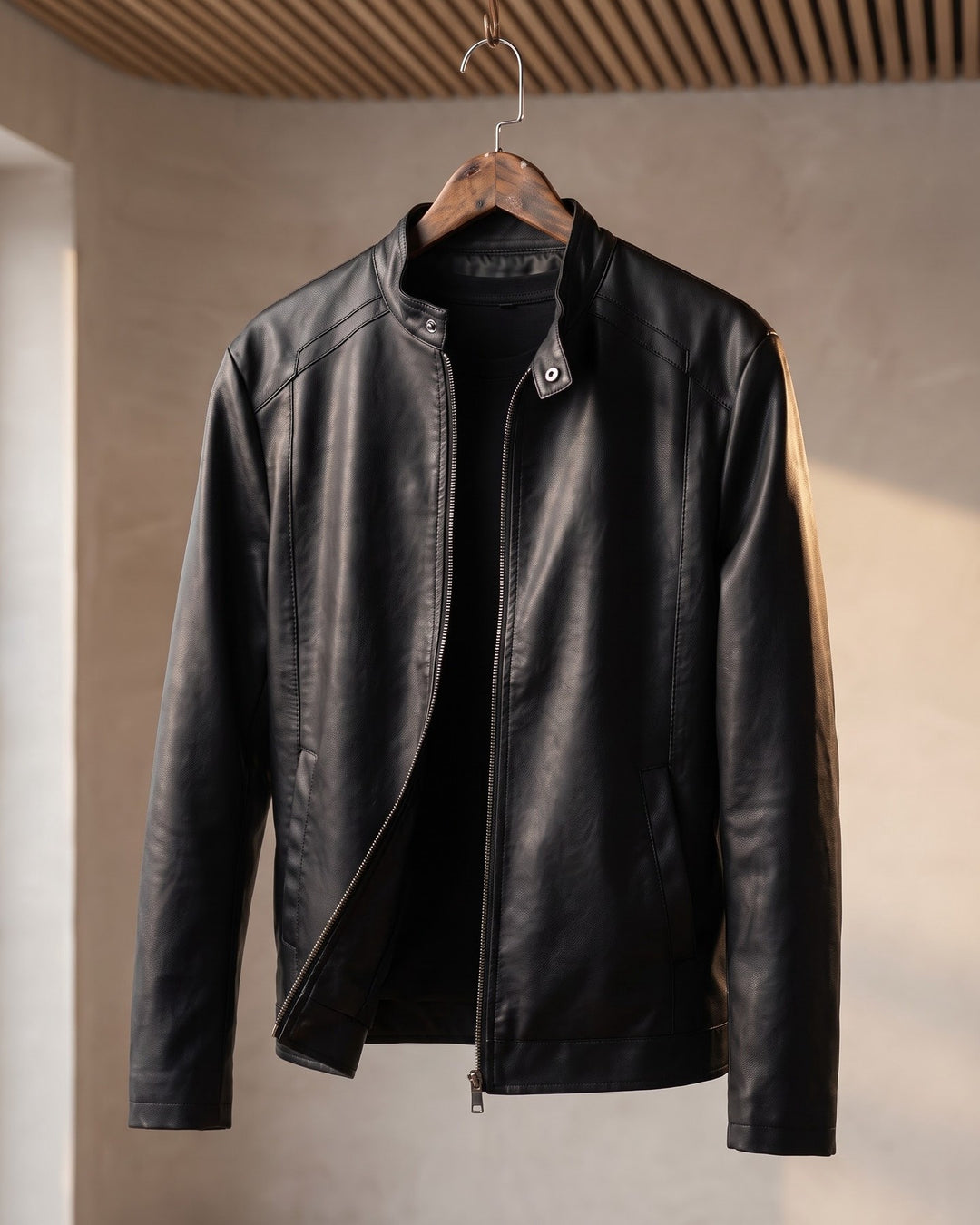 Roberto Faux Leather Jacket