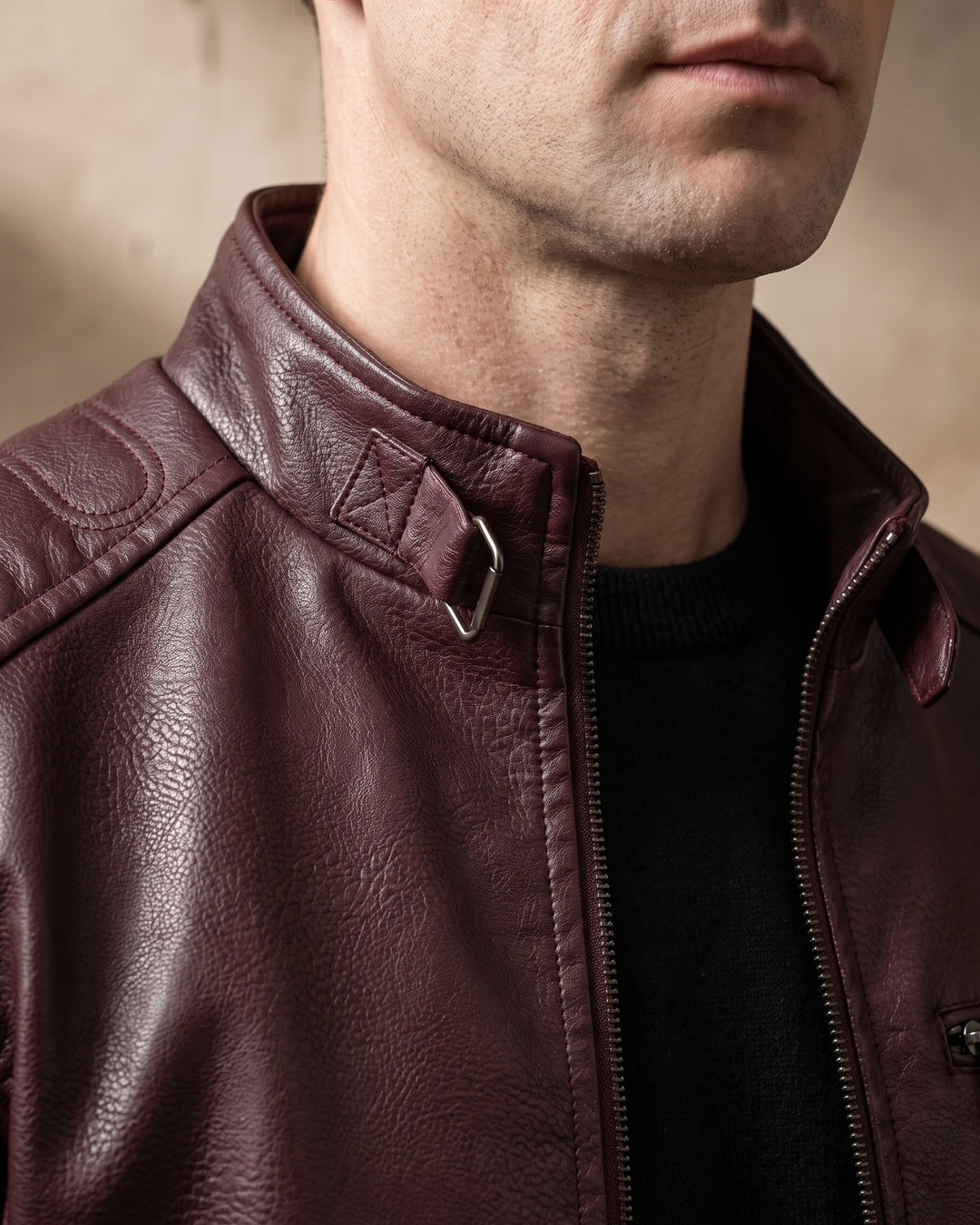 Pasquale Leather Moto Jacket