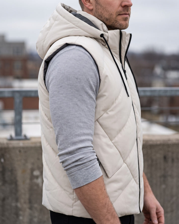 Marcello Hooded Quilted Vest