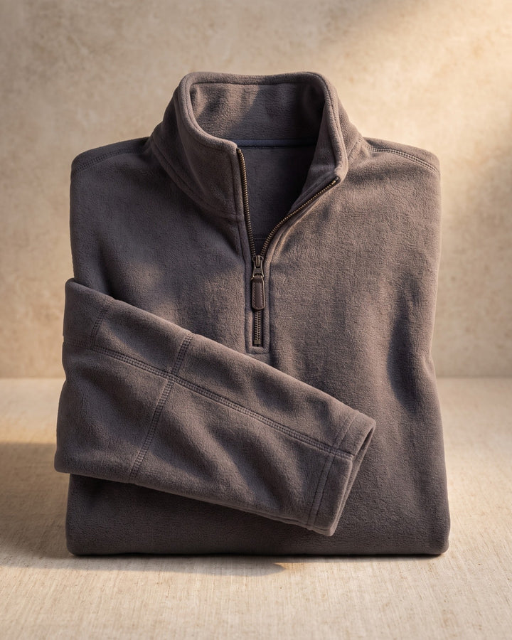 Salvatore Fleece Quarter-Zip Pullover