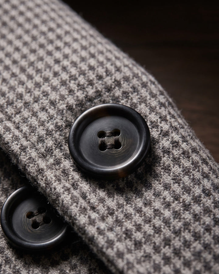 Mauro Houndstooth Overcoat