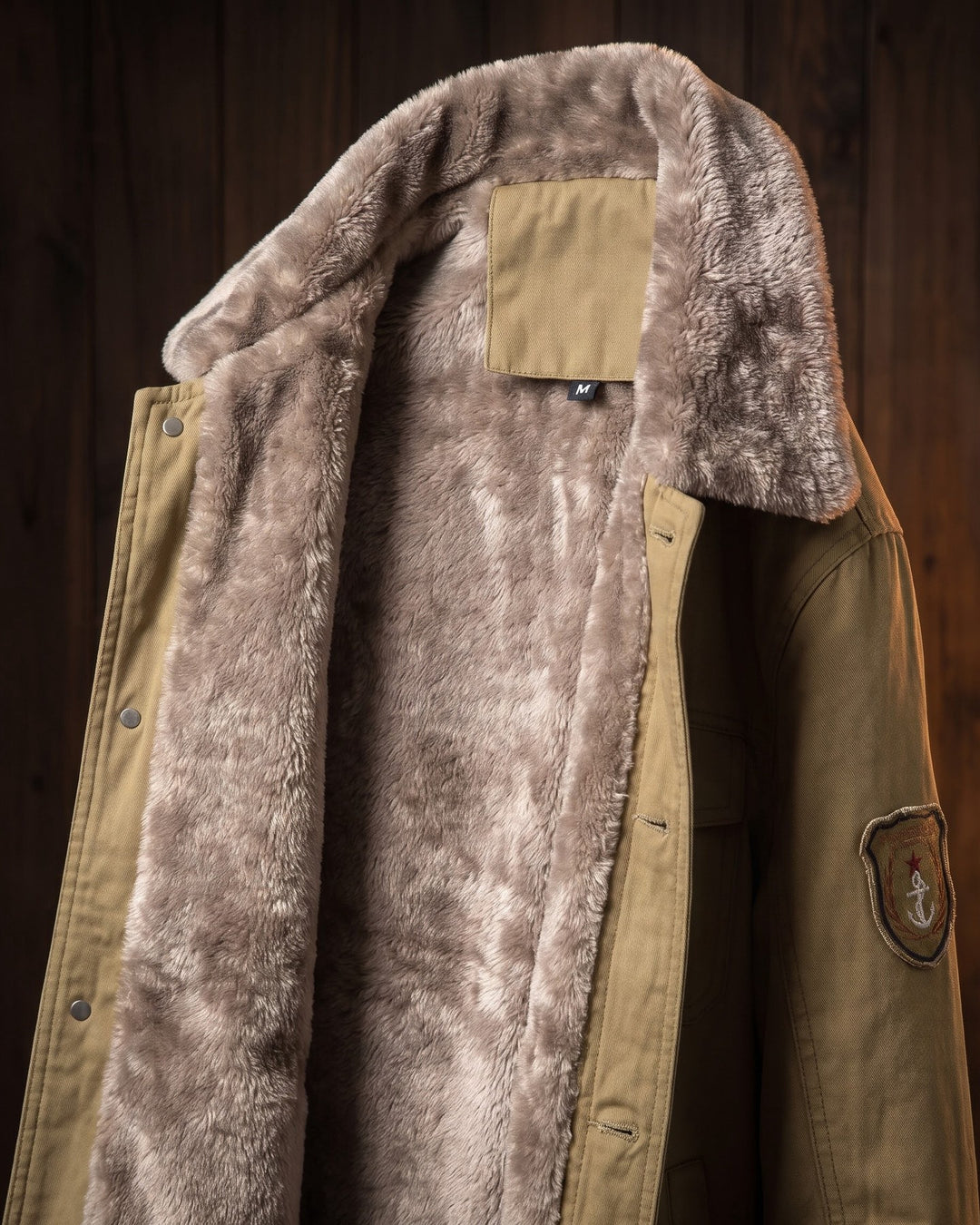 Raffaele Cotton Sherpa-Lined Jacket