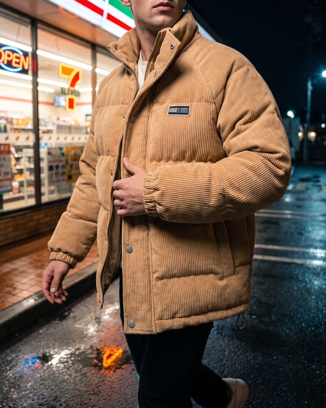 Cesar Corduroy Puffer Jacket