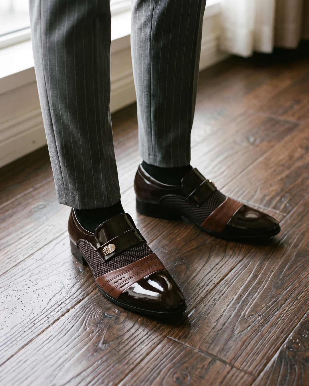 Gualtiero Faux Leather Dress Shoes