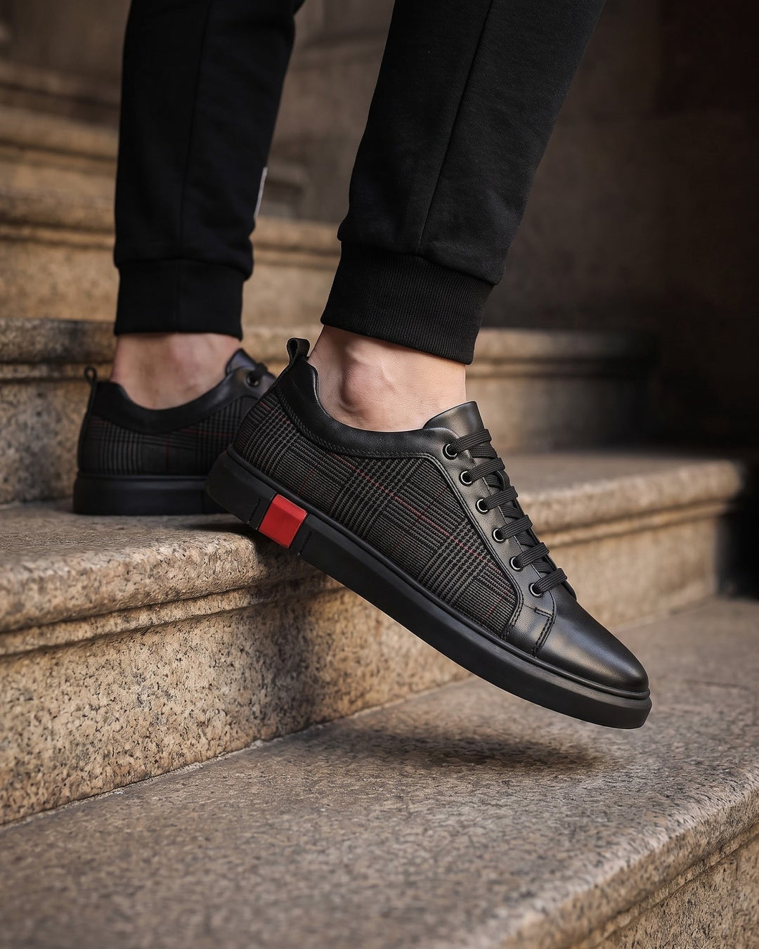 Andrea Faux Leather Sneaker