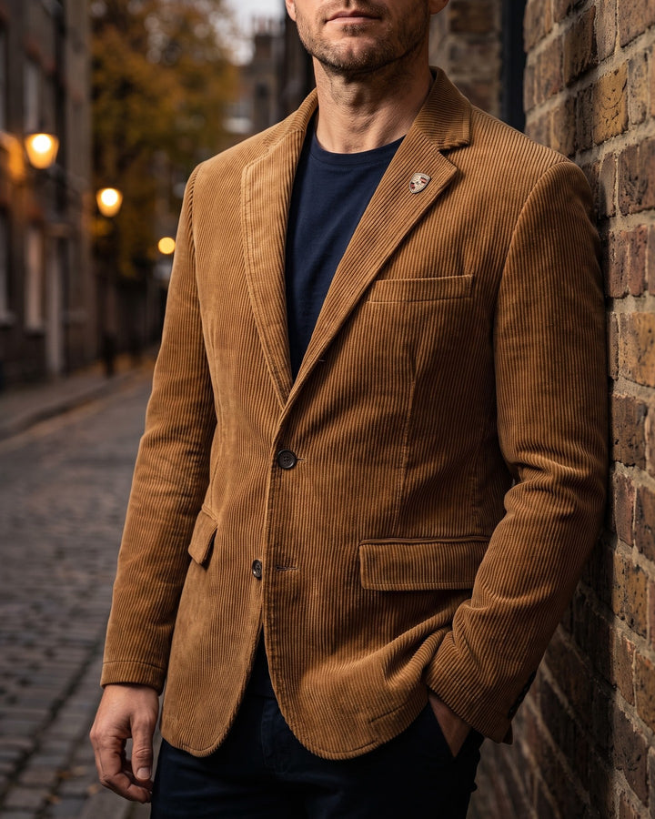 Xavier Cotton Corduroy Blazer