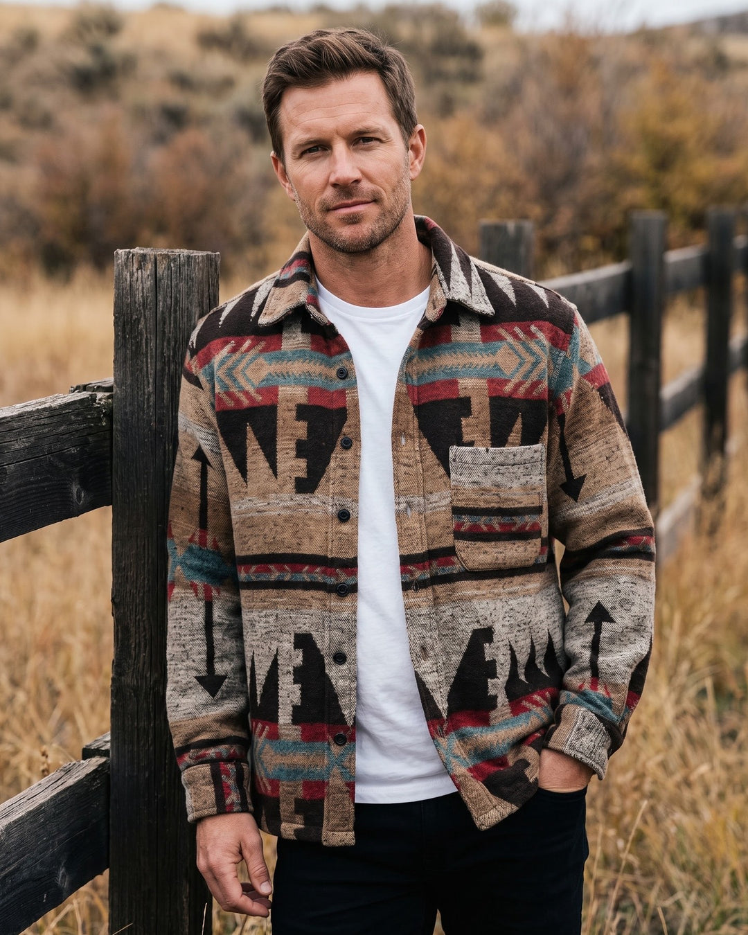 Giorgio Southwestern Shirt Jacket