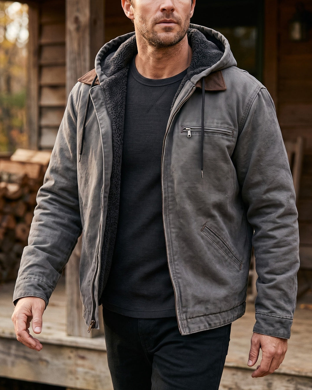 Joao Cotton Hooded Jacket