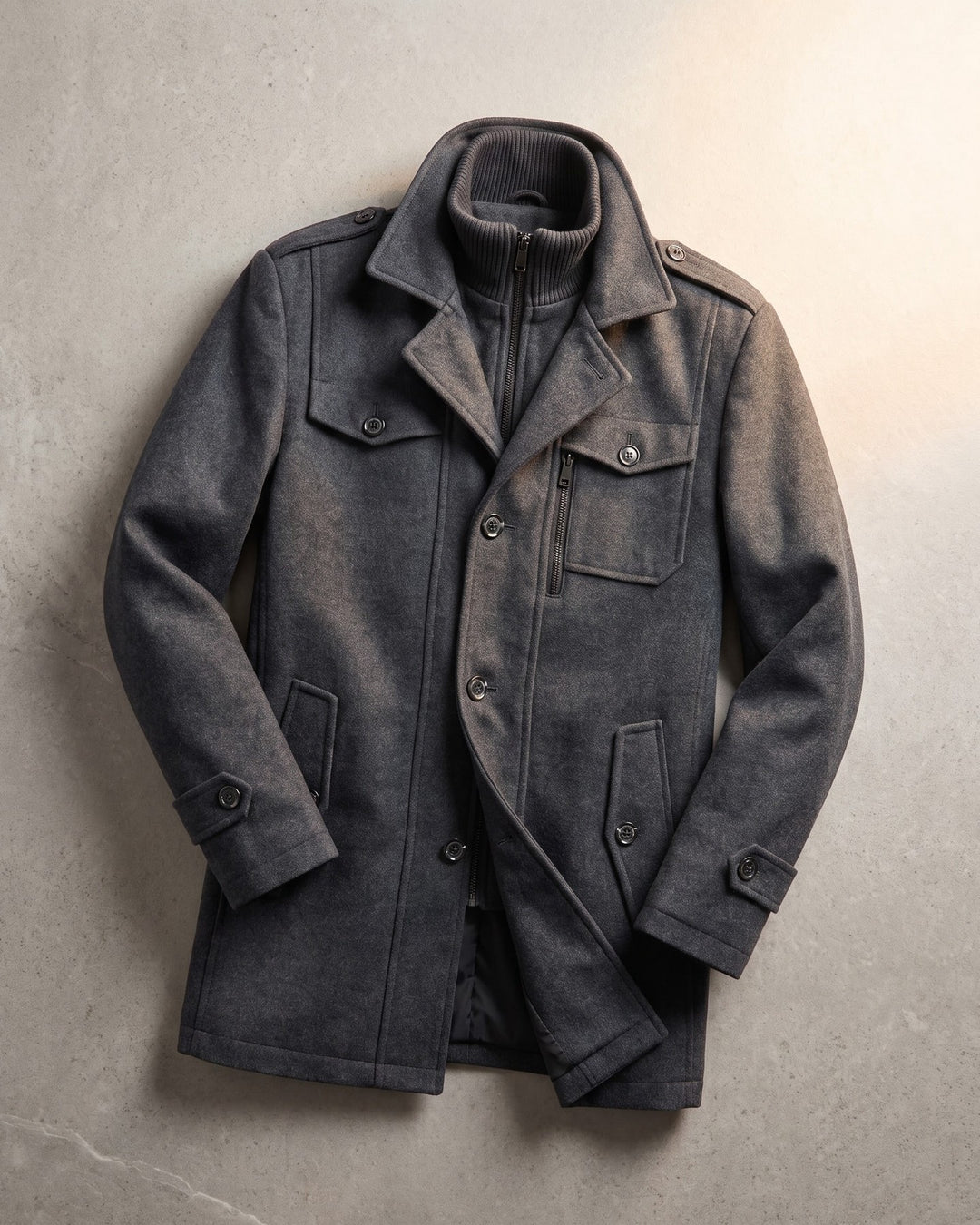 Eduardo Wool Field Coat