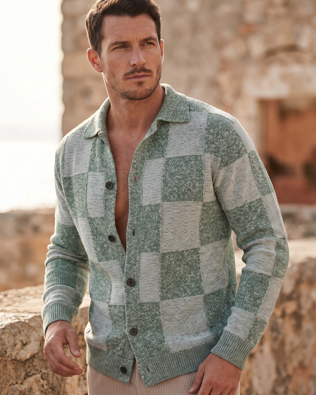 Zeno Knit Cardigan Jacket