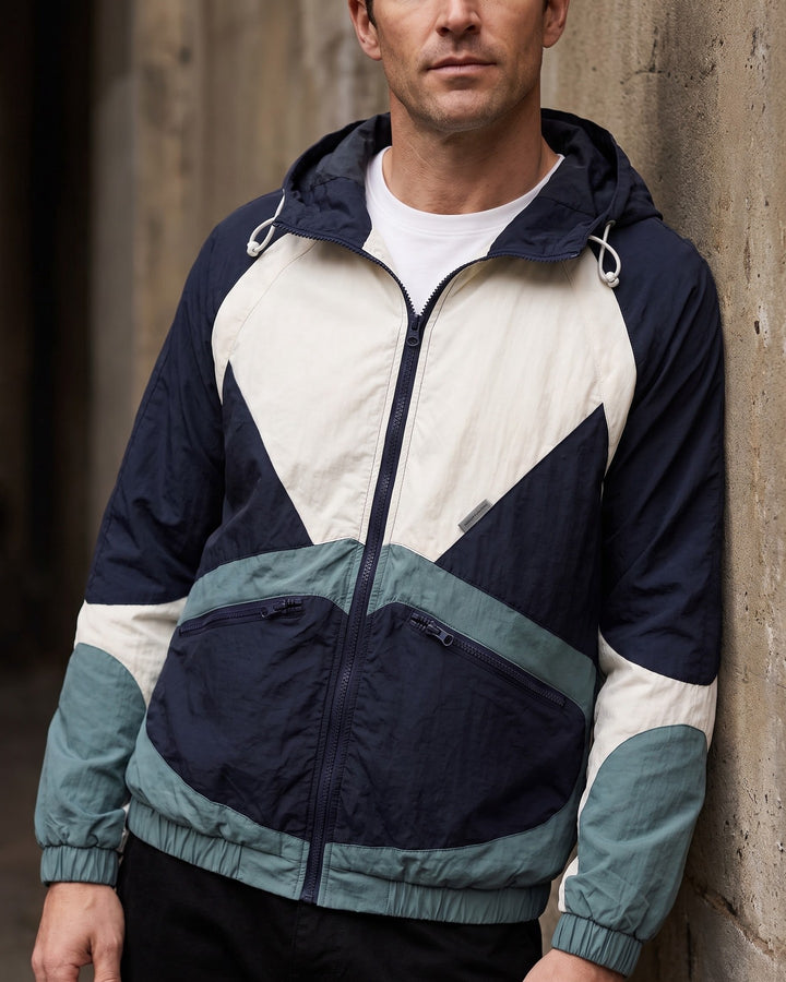 Rinaldo Hooded Windbreaker Jacket