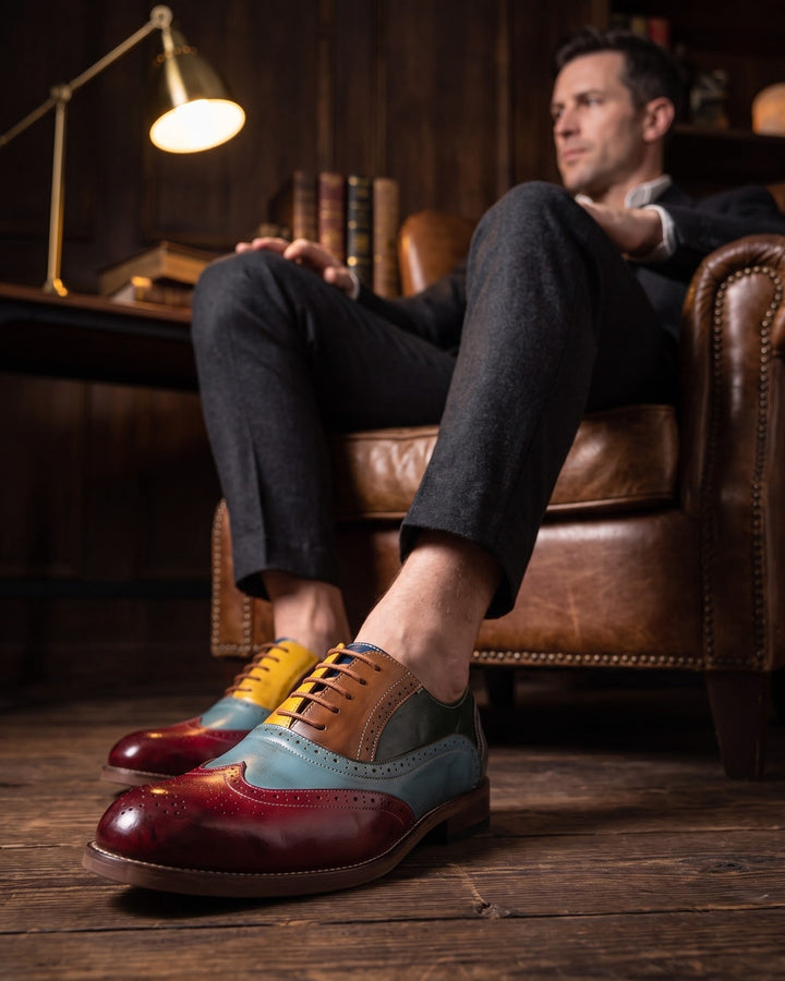 Simone Leather Wingtip Brogue Oxford