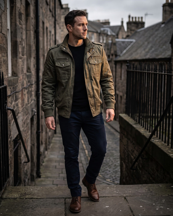 Fausto Cotton Military Jacket