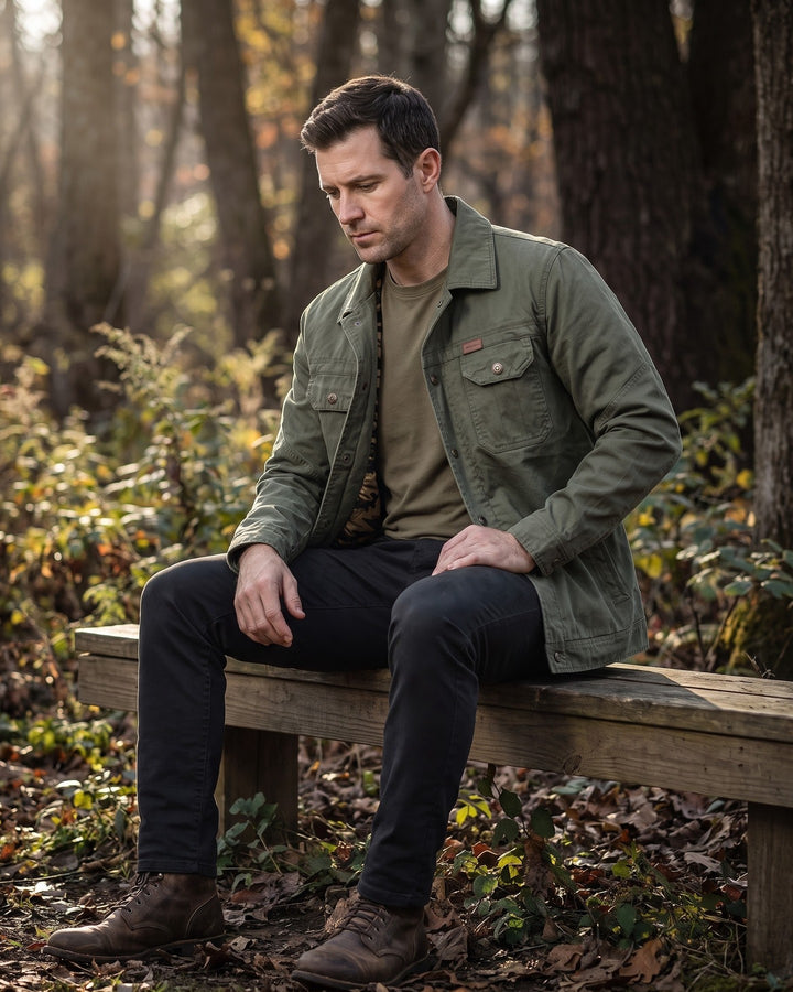 Tiberio Cotton Trucker Jacket