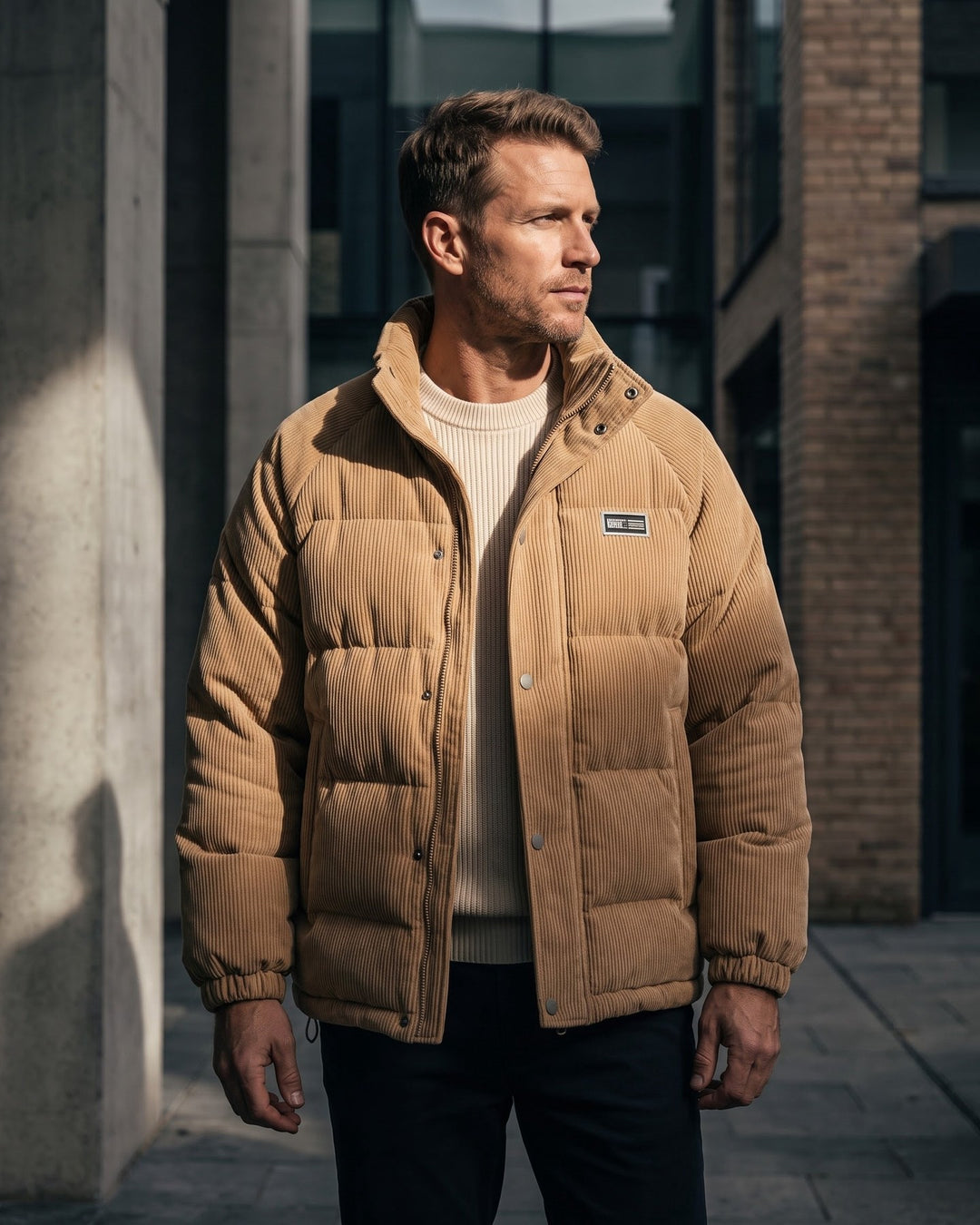 Cesar Corduroy Puffer Jacket