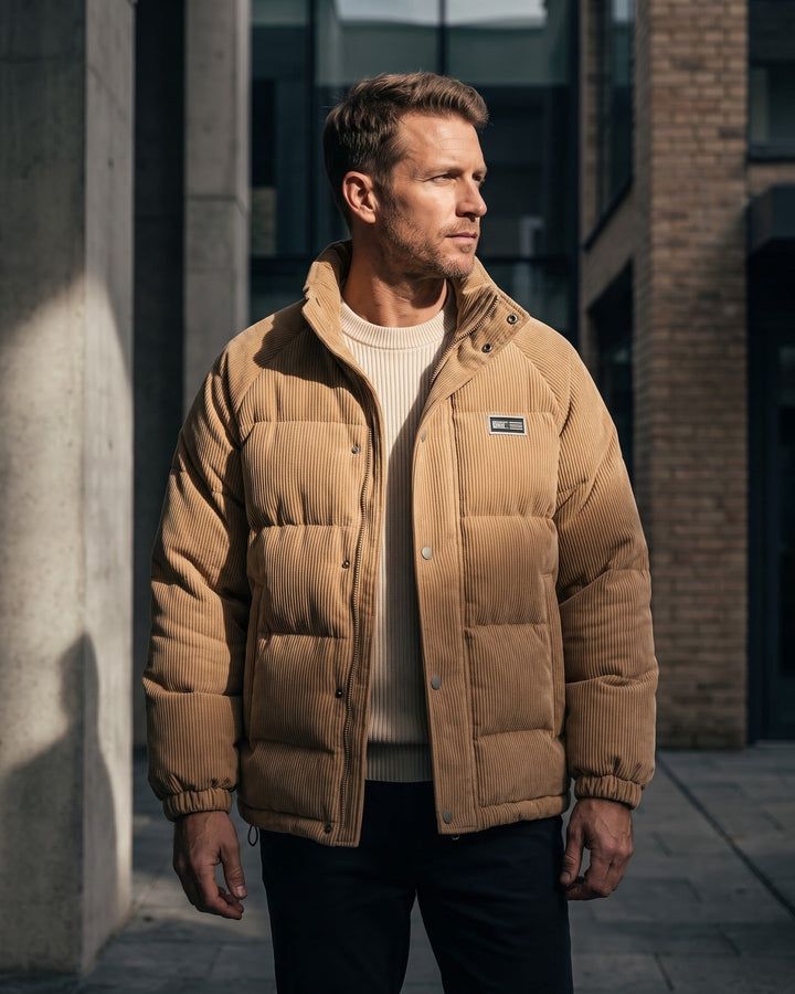 Cesar Corduroy Puffer Jacket