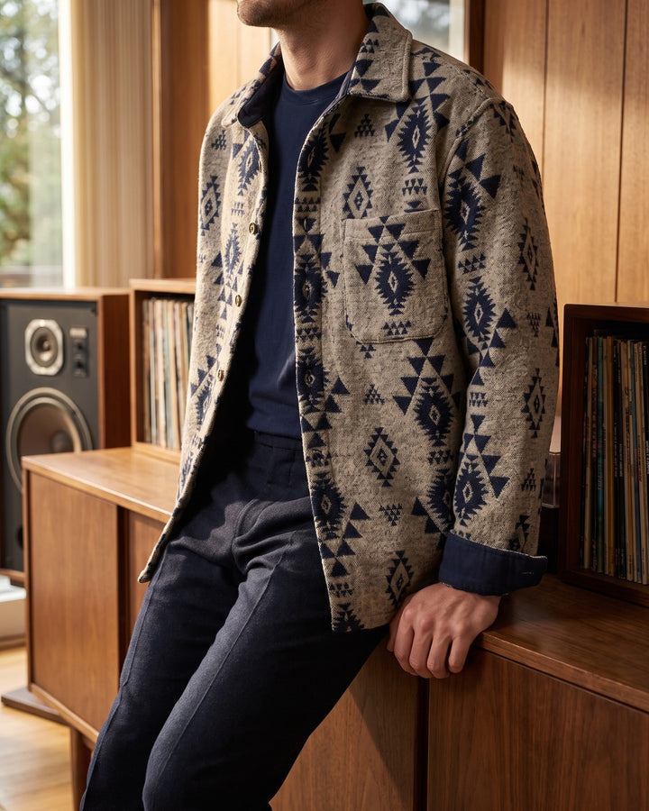 Luis Jacquard Overshirt