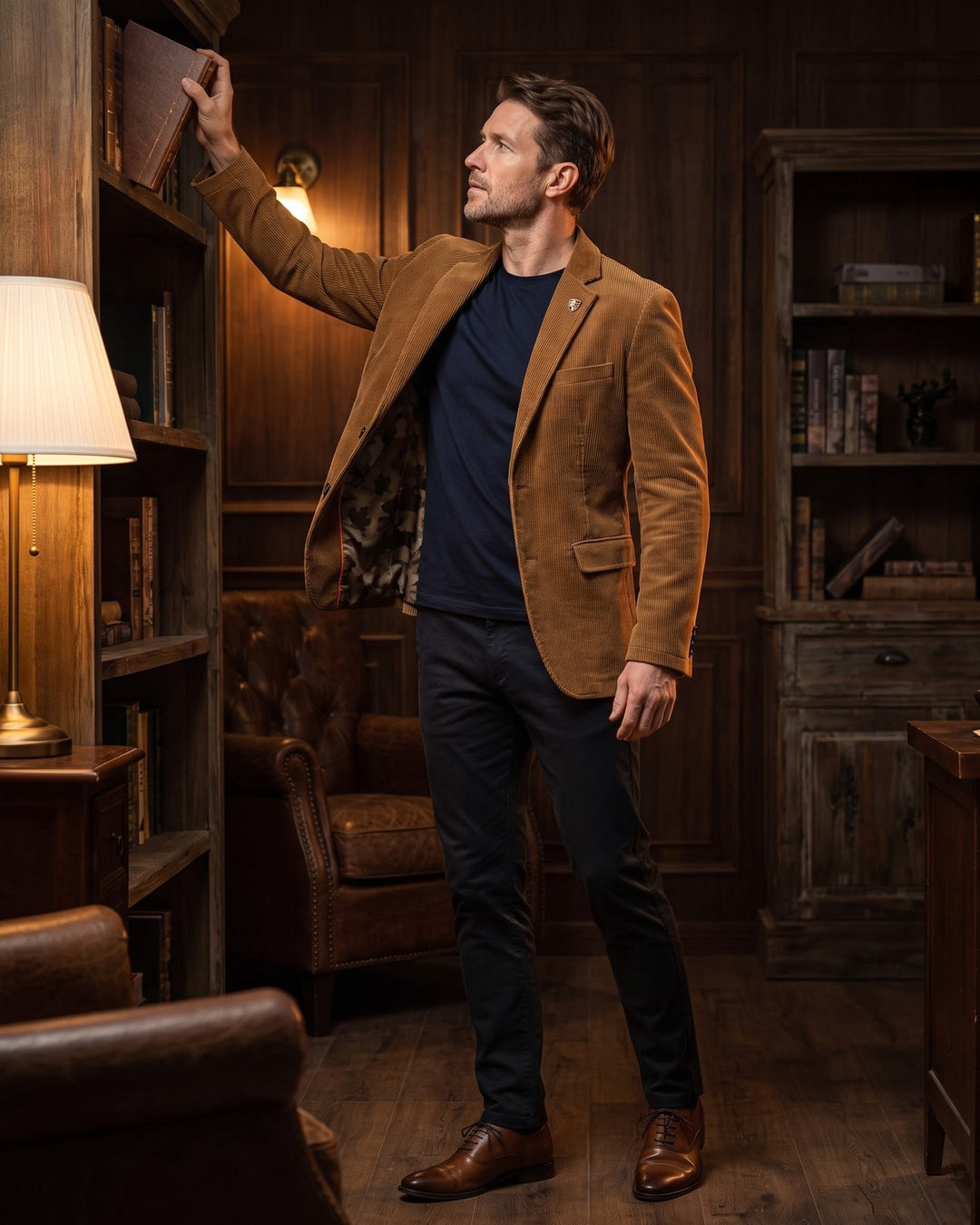 Xavier Cotton Corduroy Blazer