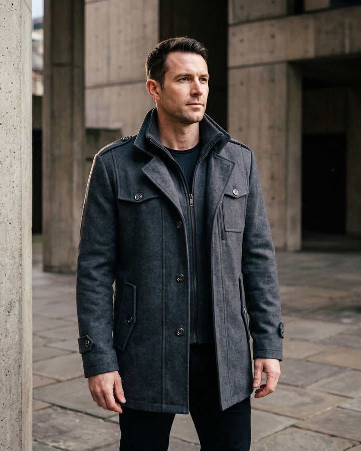 Eduardo Wool Field Coat