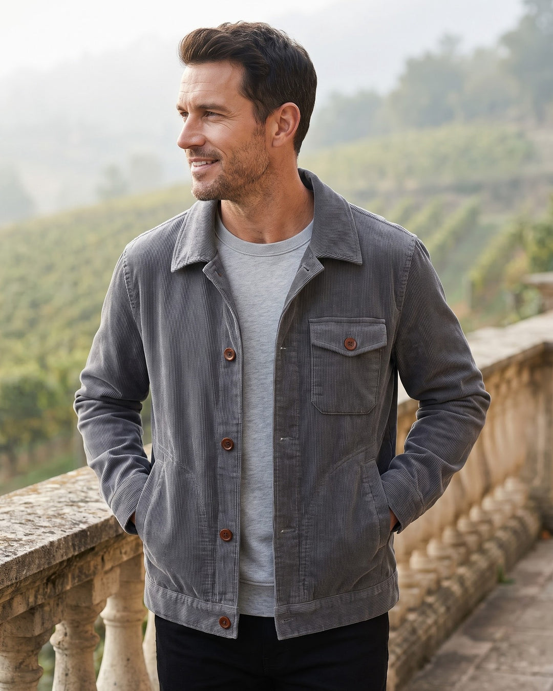 Carlo Corduroy Overshirt Jacket