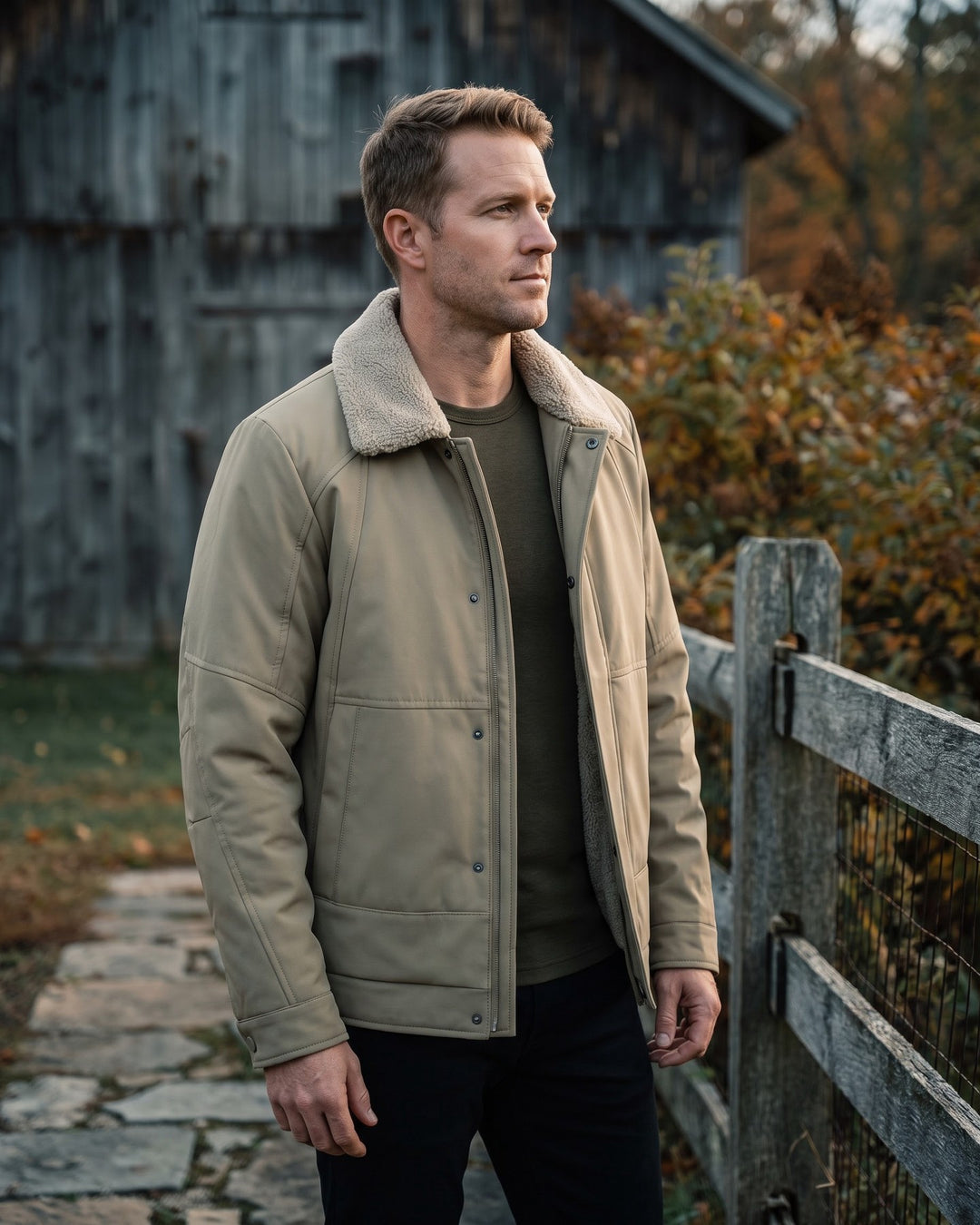 Orazio Sherpa-Lined Jacket