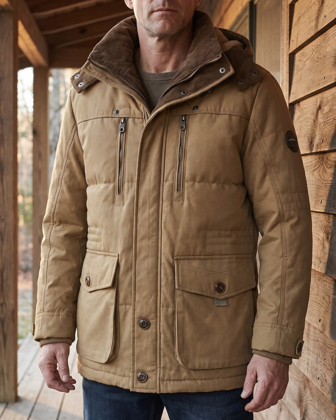 Fortunato Cotton Blend Winter Jacket
