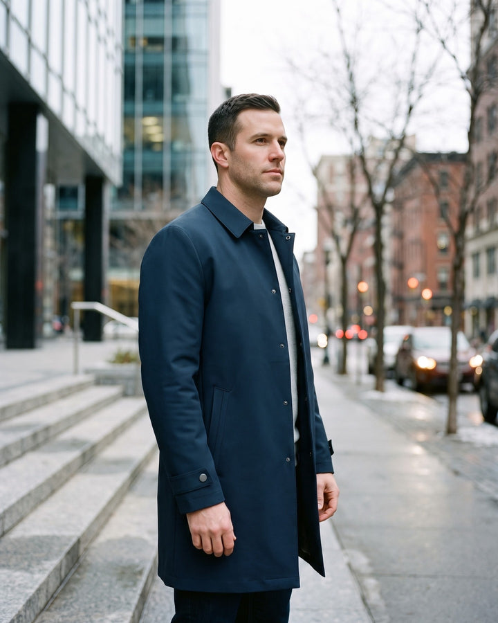 Enzo Down-Fill Mac Coat