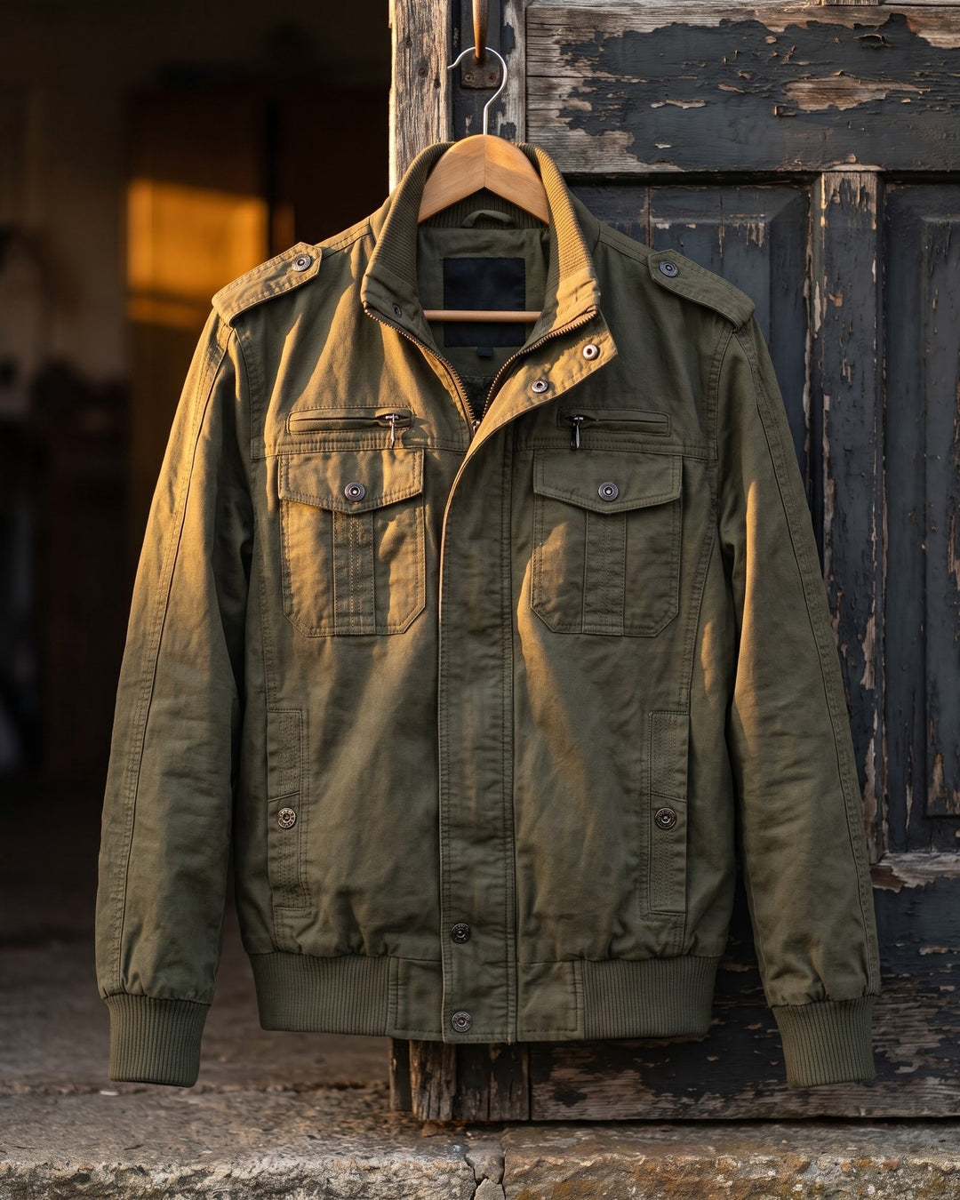 Fausto Cotton Military Jacket