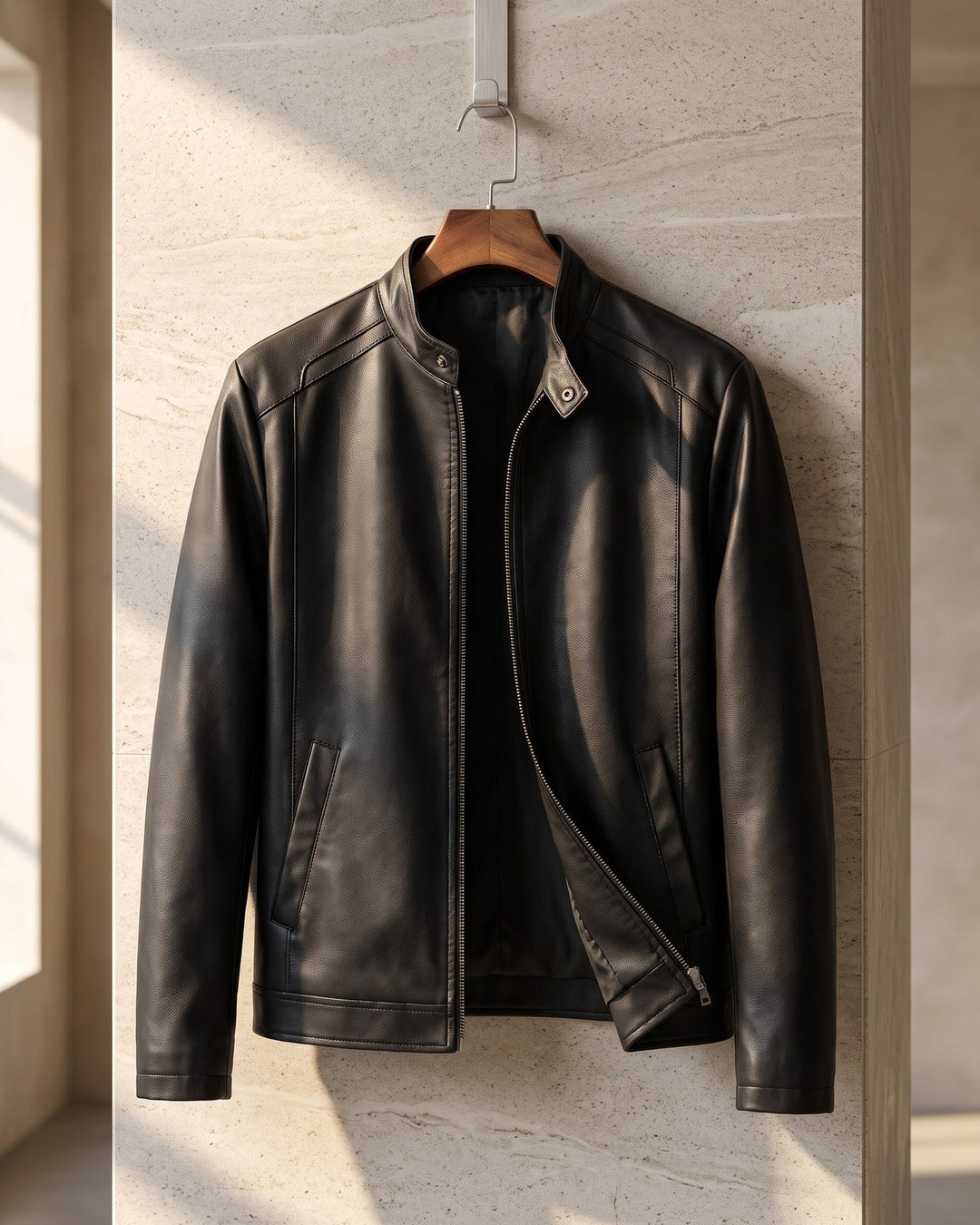 Roberto Faux Leather Jacket