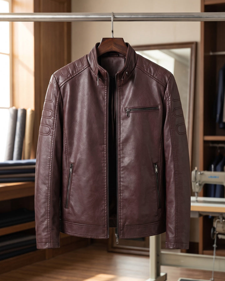 Pasquale Leather Moto Jacket