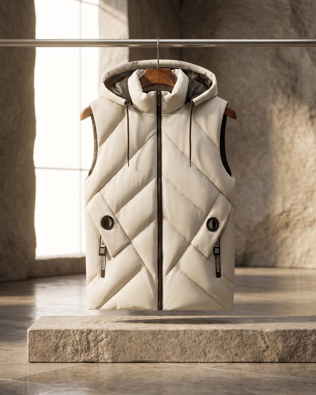 Marcello Hooded Quilted Vest