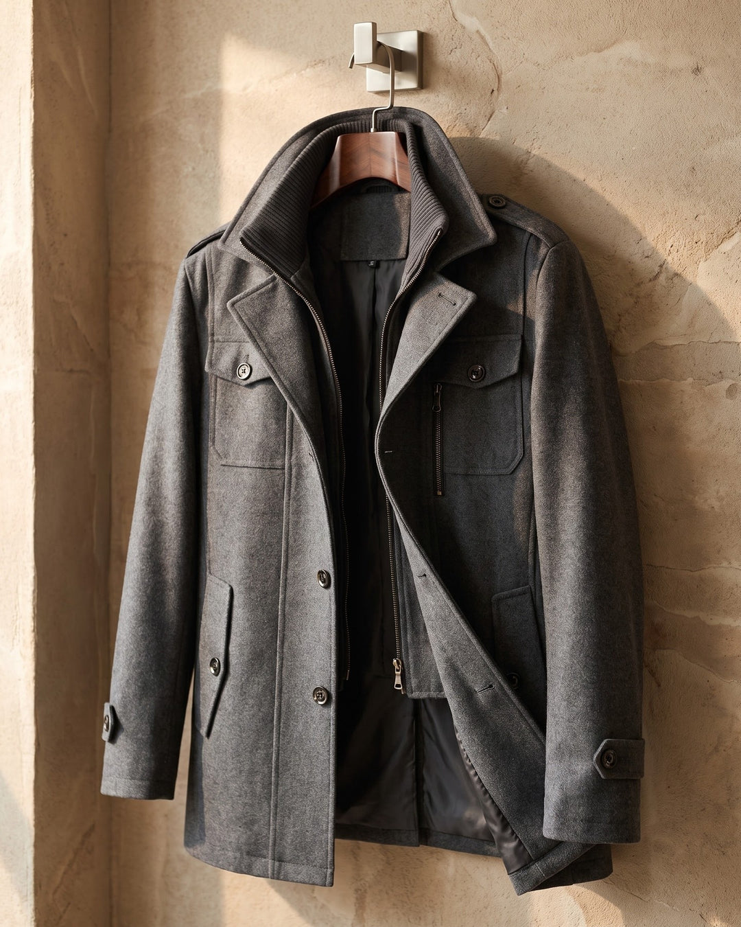 Eduardo Wool Field Coat
