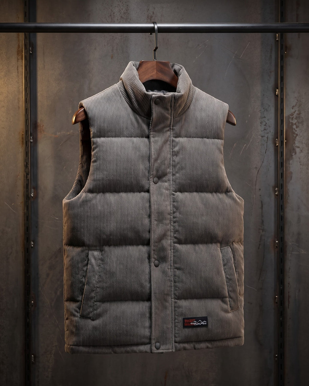 Franco Corduroy Puffer Vest