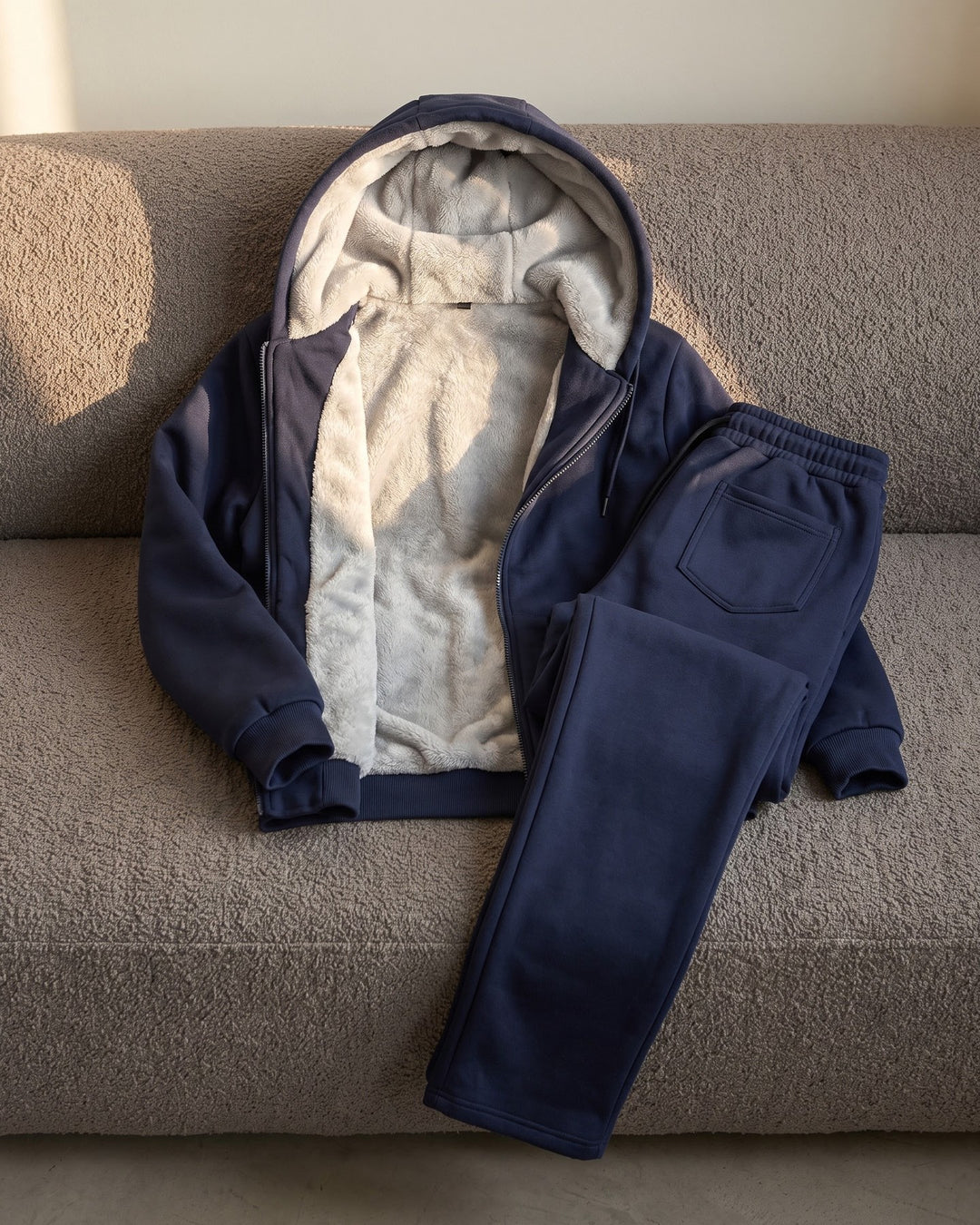 Alonso Sherpa-Lined Tracksuit Set