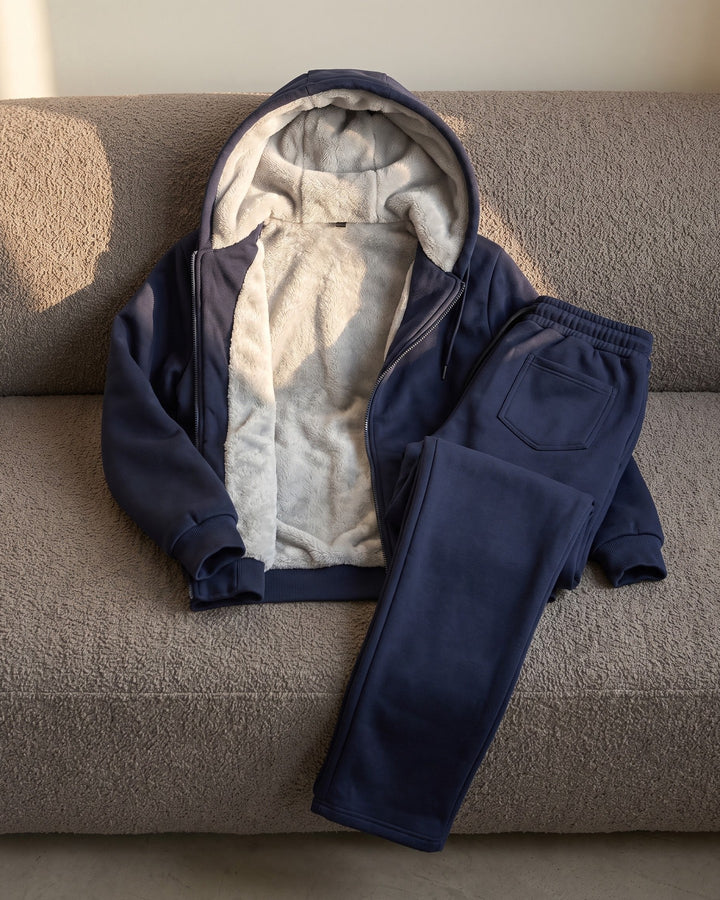 Alonso Sherpa-Lined Tracksuit Set