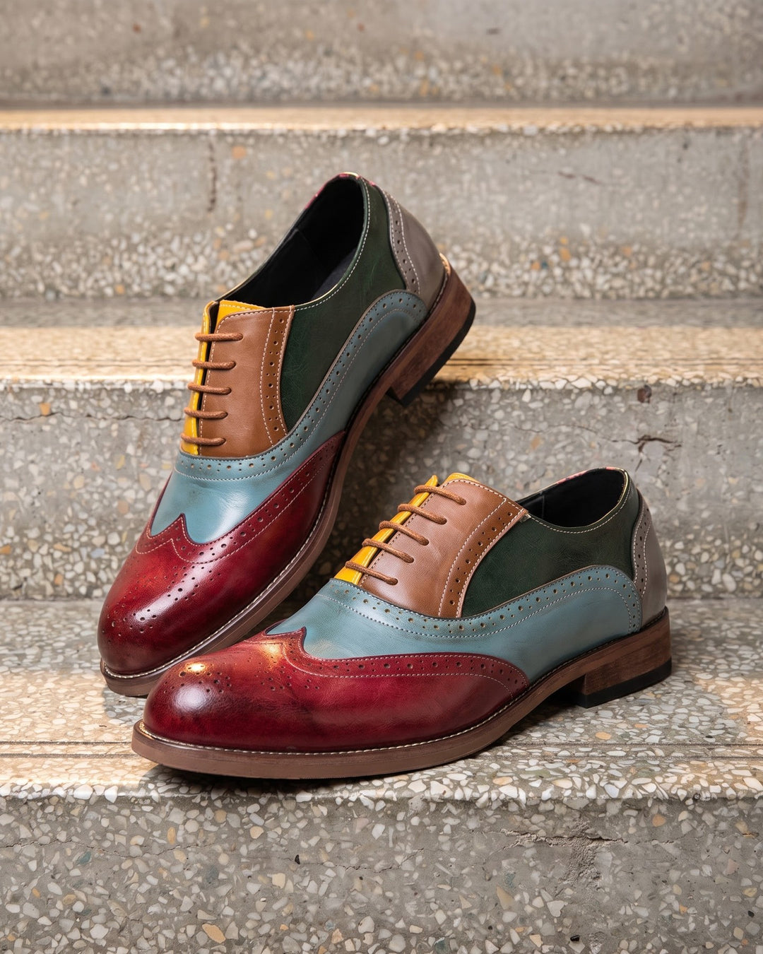Simone Leather Wingtip Brogue Oxford
