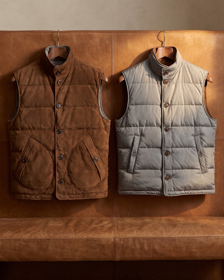 Manuel Quilted Reversible Vest