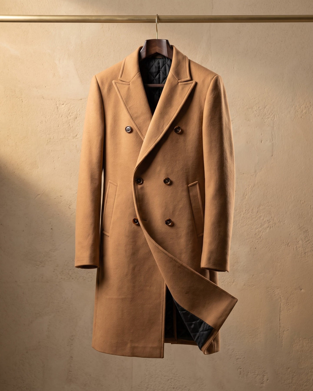 Alessandro Wool Double-Breasted Overcoat