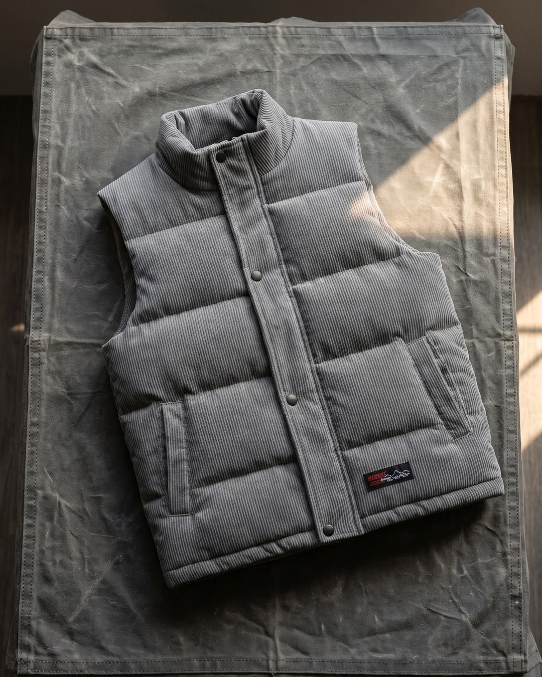 Franco Corduroy Puffer Vest