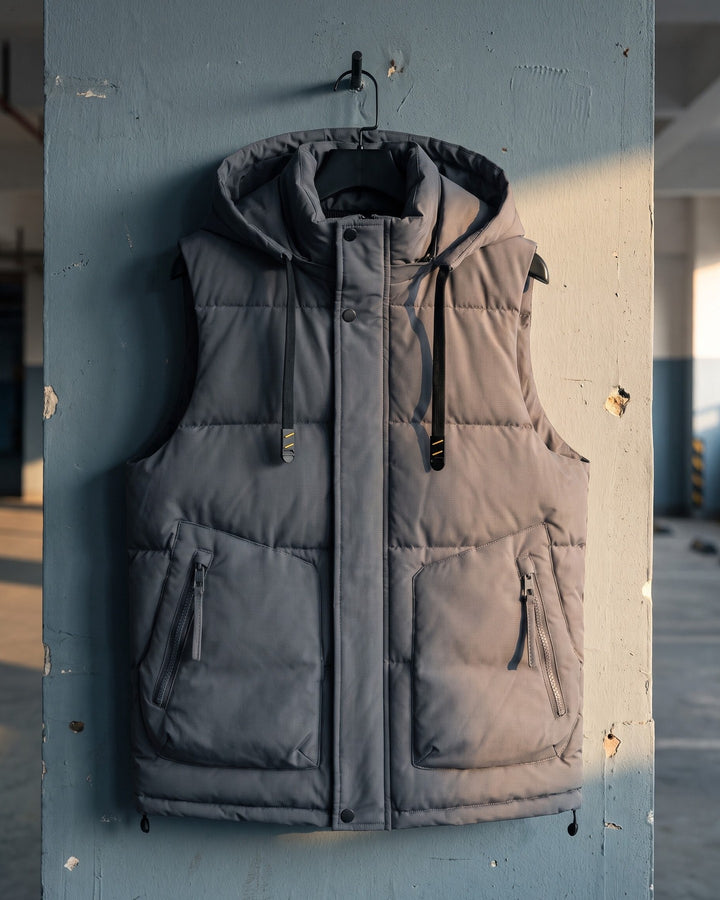 Luciano Hooded Puffer Vest