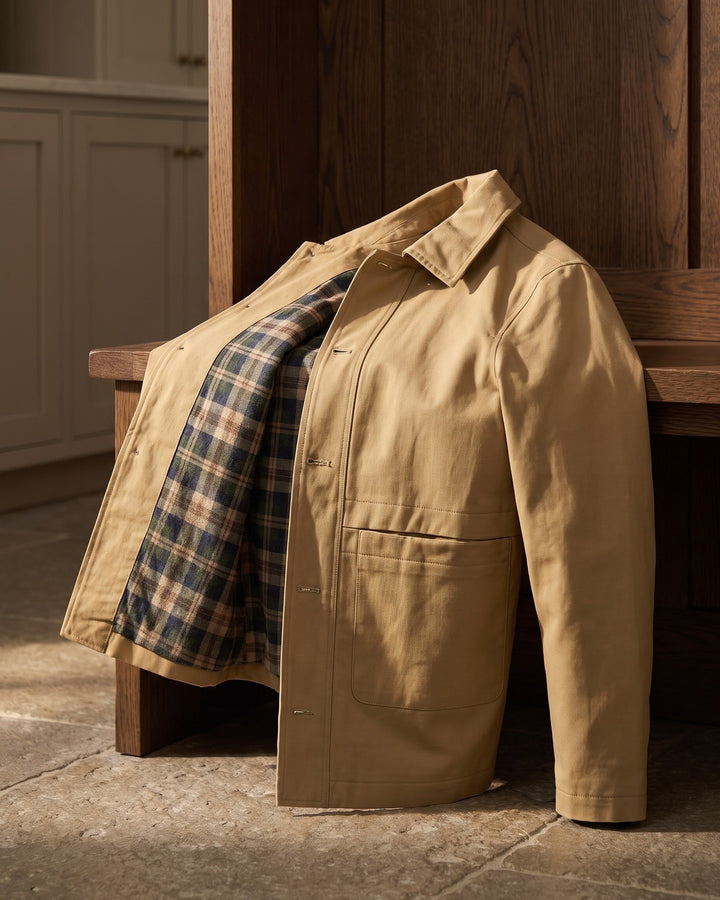 Renzo Cotton Sherpa-Collar Jacket