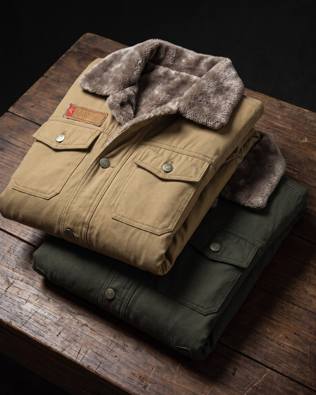 Raffaele Cotton Sherpa-Lined Jacket