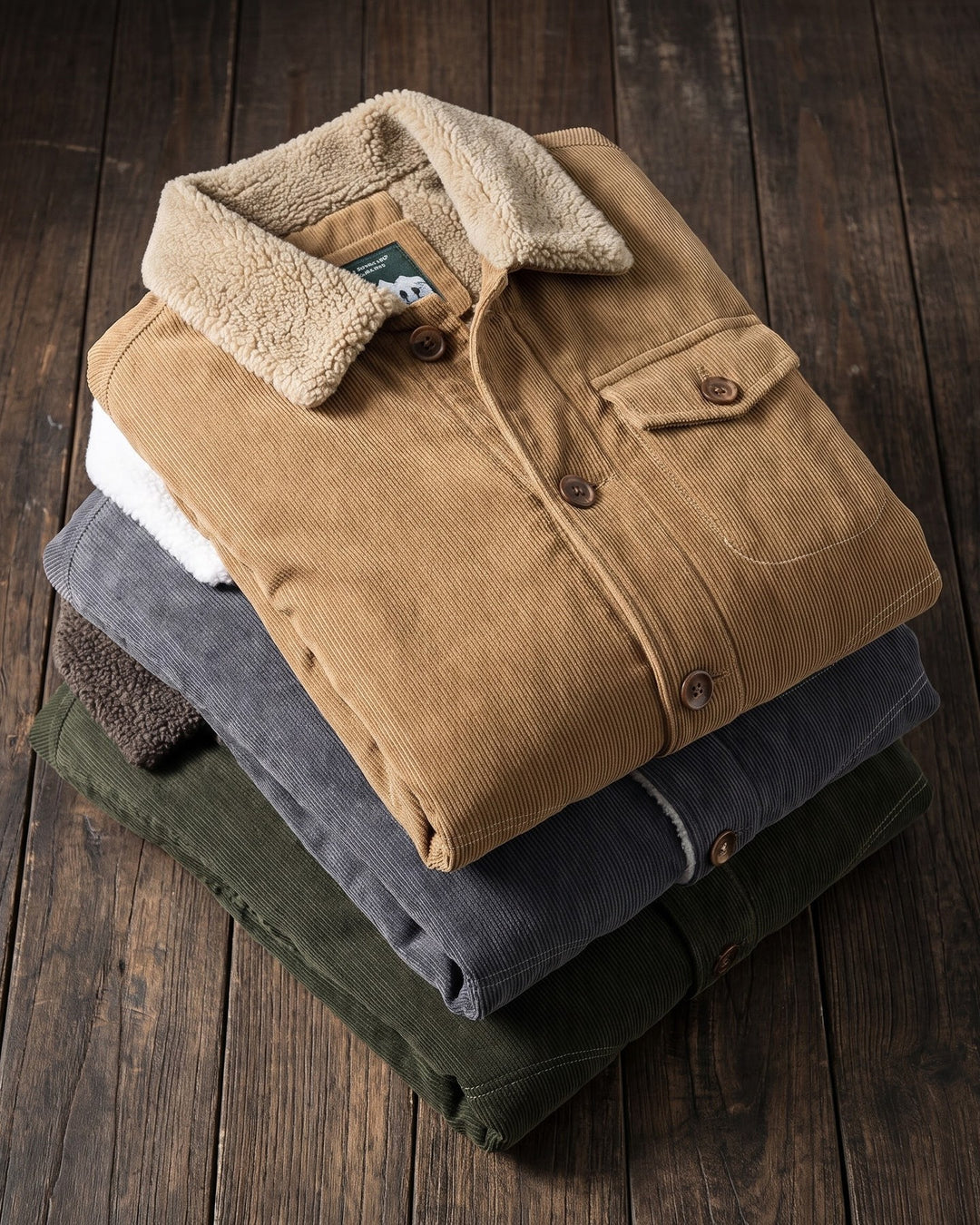 Julian Corduroy Sherpa-Lined Jacket
