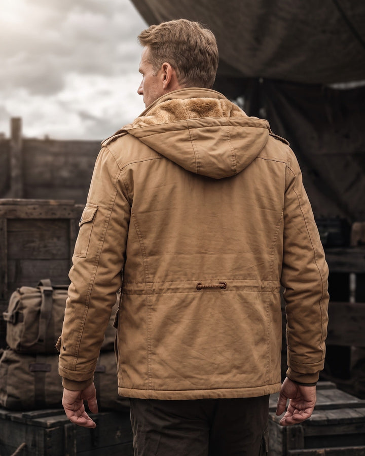 Paolo Cotton Fleece-Lined Jacket