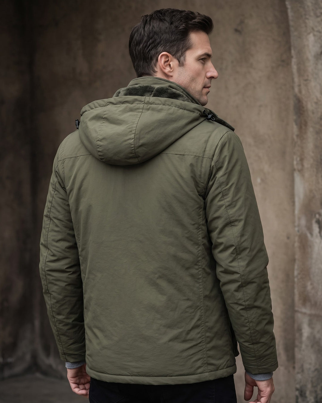 Fulvio Fleece-Lined Hooded Jacket