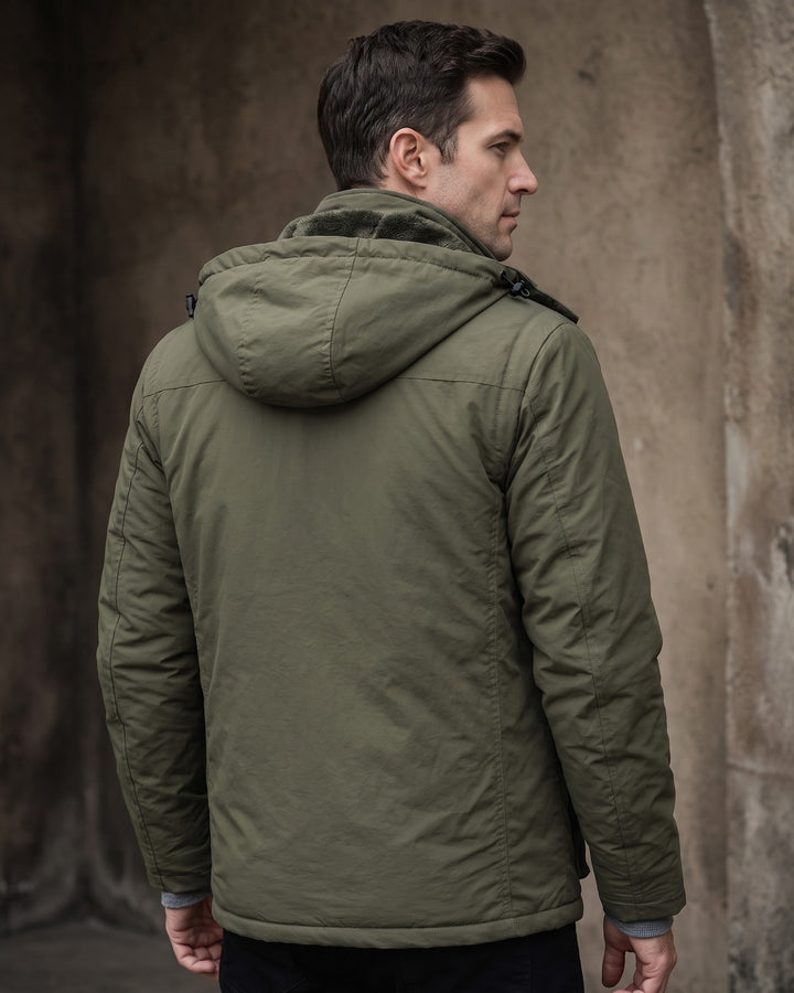 Fulvio Fleece-Lined Hooded Jacket