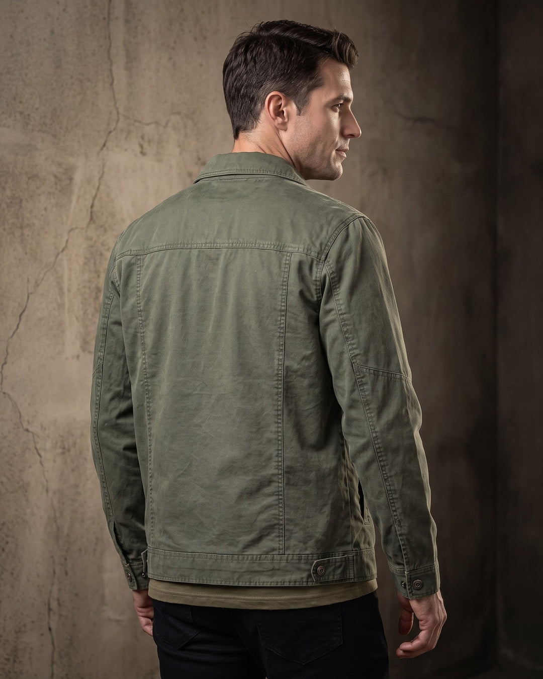 Tiberio Cotton Trucker Jacket