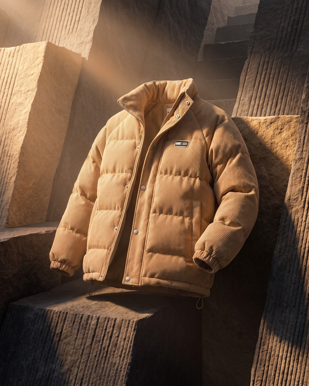 Cesar Corduroy Puffer Jacket