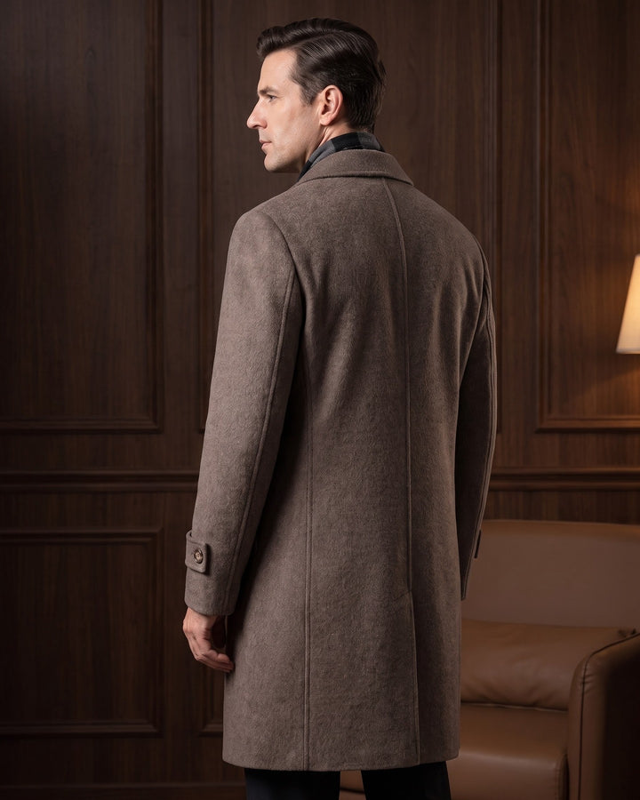 Roman Cashmere Layered Coat