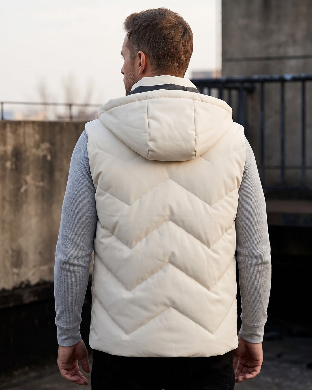 Marcello Hooded Quilted Vest